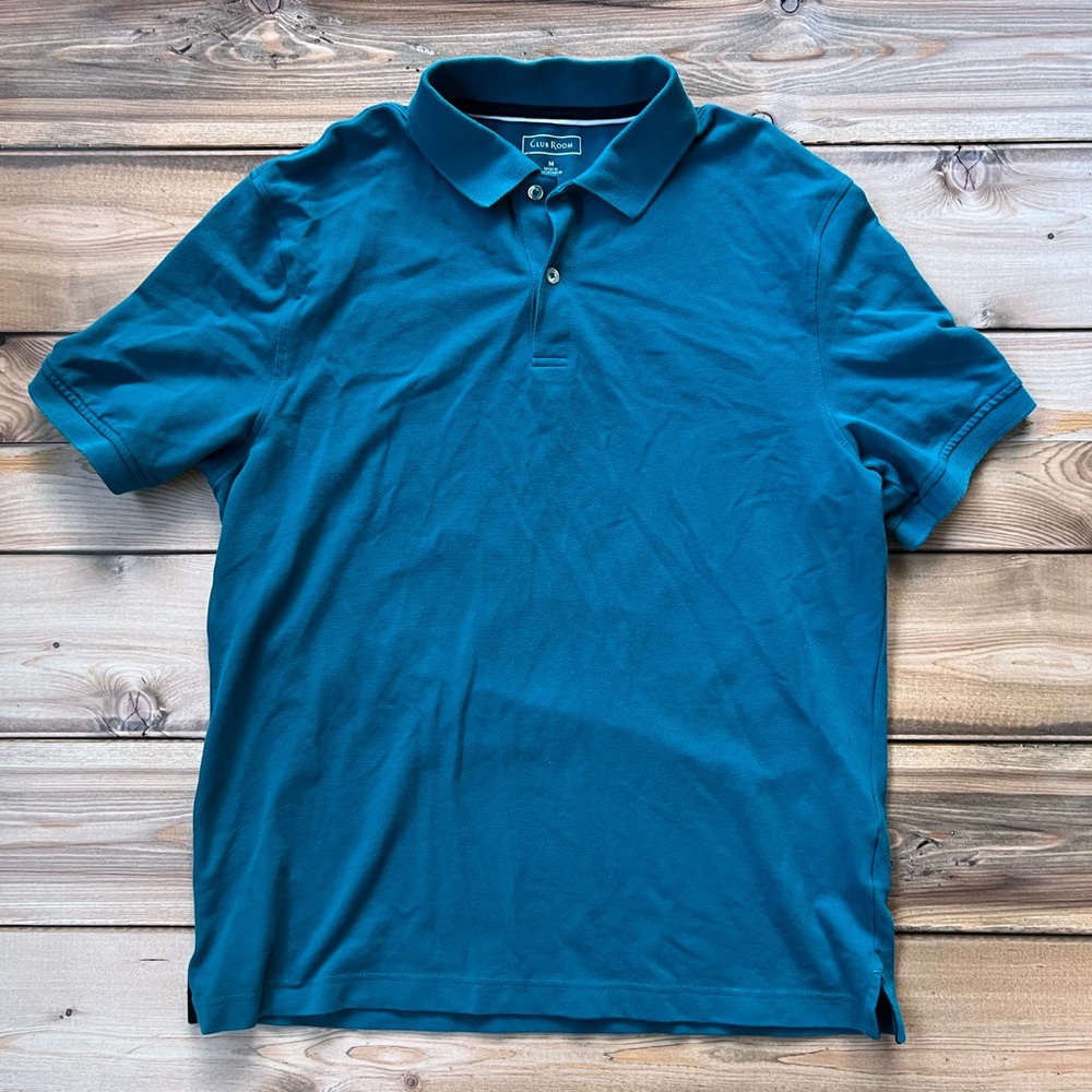 Club Room Teal Polo Shirt